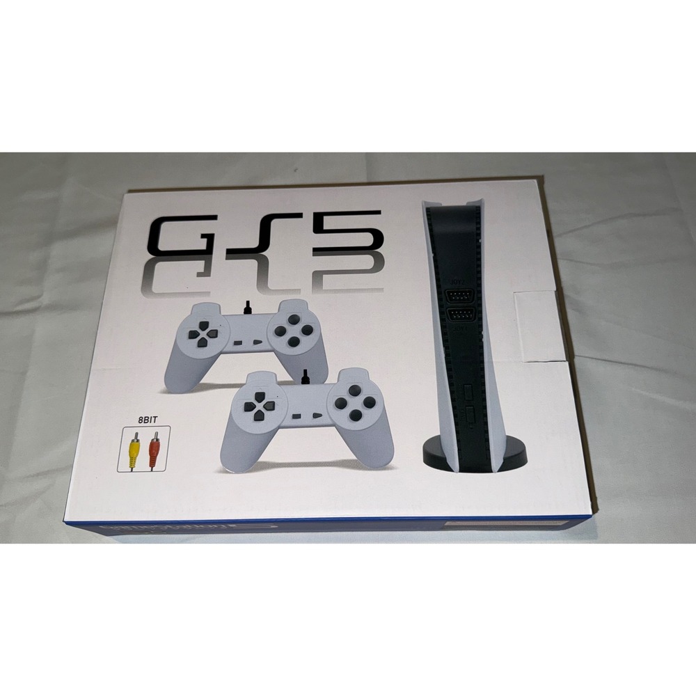 GameStation 5 GS5 8-Bit Retro Video Game Console 2 Controllers AV Output NIB